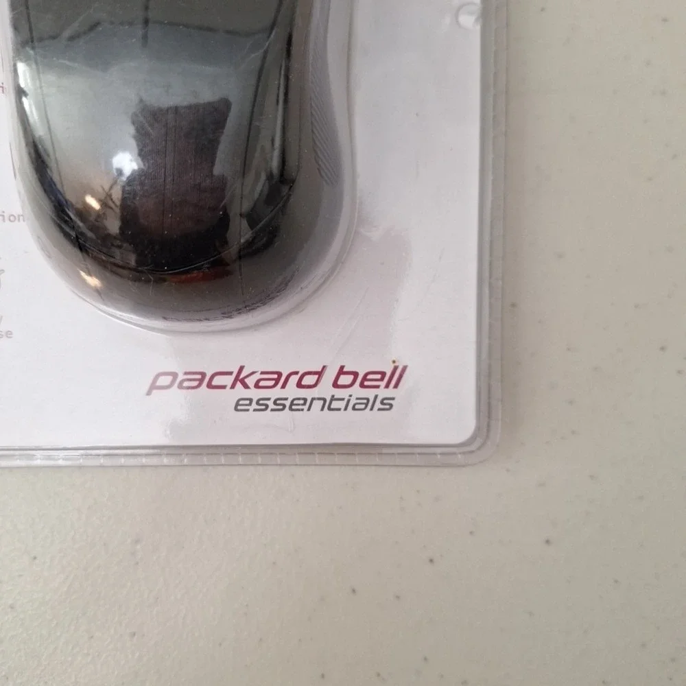 Packard Bell Wired Optical Mouse PBWM1206BK Ergonomic USB 2.0